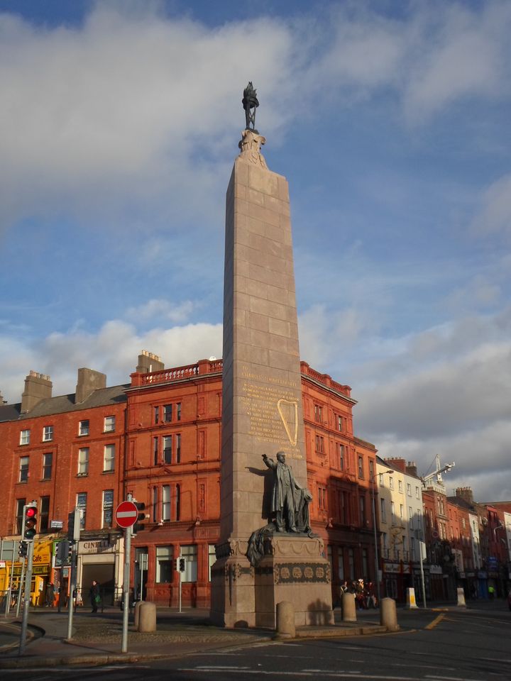 Statue of Charles Stewart Parnell, Irish nationalist leader, Dublin