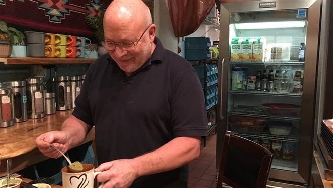 Robert Roskind is the owner of the Oasis cafe in Carrboro, North Carolina, where a typical serving of kratom is a heaping teaspoon of powder in a mug of hot water, orange juice or chocolate almond milk. As consumption of the opioid-like botanic grows, some cities and states are banning its use. 
