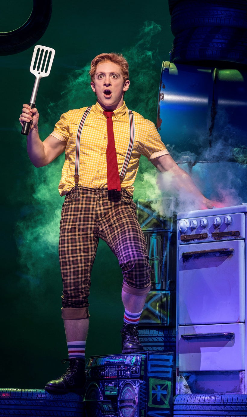 Ethan Slater in <em>SpongeBob SquarePants</em>