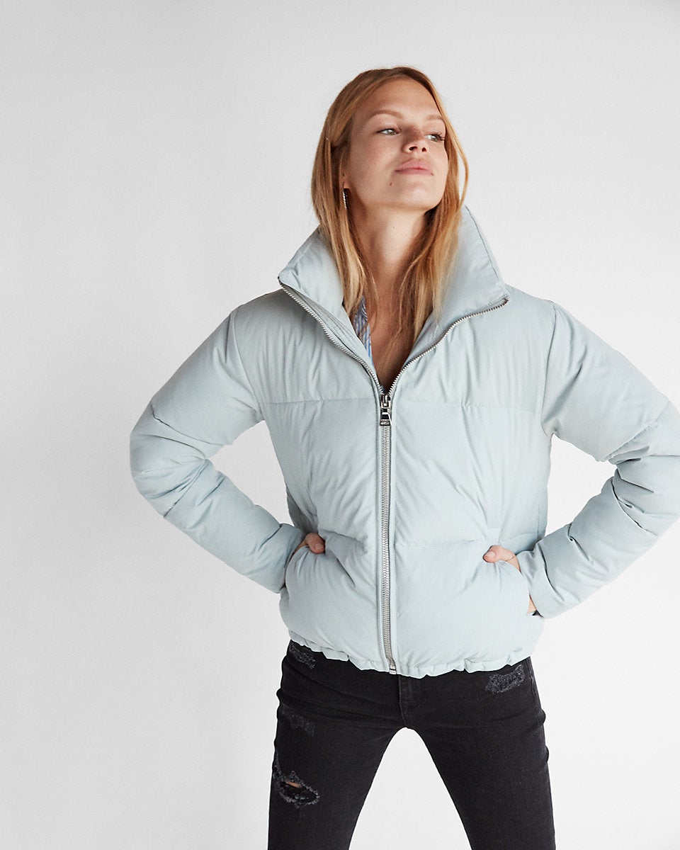 ladies short down jackets