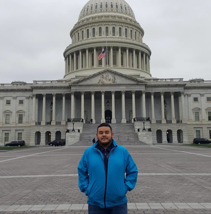 Juan Navarro, 24, came to the U.S. when he was three years old. 