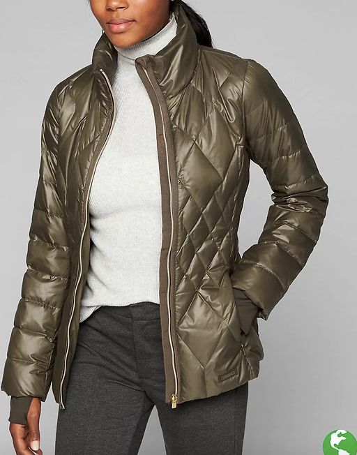 womens fitted puffer jacket