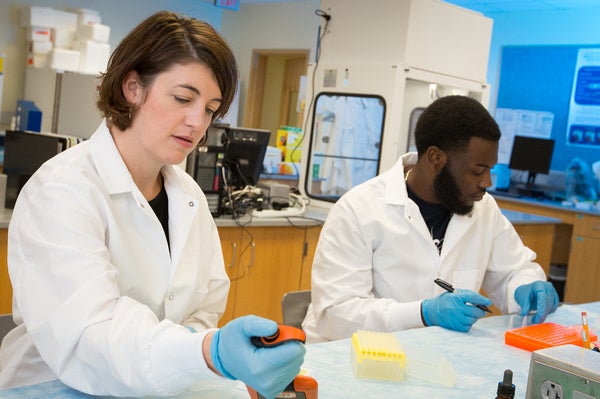 Dr. Catherine Franssen studies the effects of stress on the brain at <a rel="nofollow" href="http://www.longwood.edu" target=