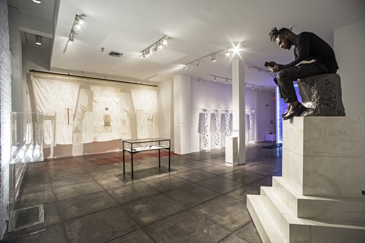 <p><em>A Burning House </em>Installation View.</p>