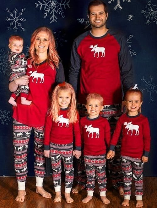 siblings christmas pajamas