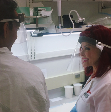 Naomi Judd visits the Lieber Institute for Brain Development in Baltimore, MD on July 27th.