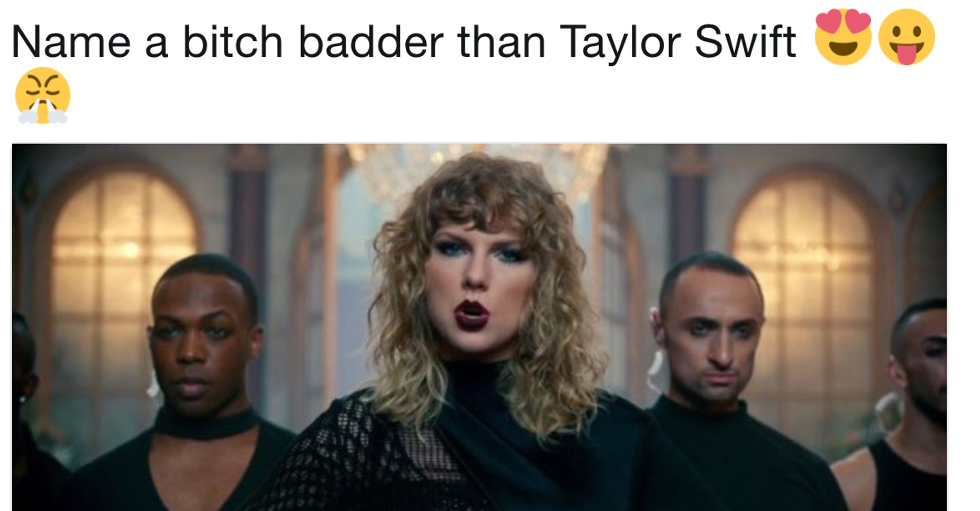 People Turned A Tweet About Taylor Swift Into A List Of Bad Bitches In History Huffpost 9569