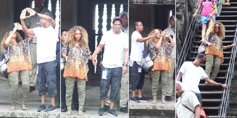 <strong>Jay</strong>-<strong>Z and Beyoncé visiting Buddhist temple Angkor Wat in Cambodia</strong>