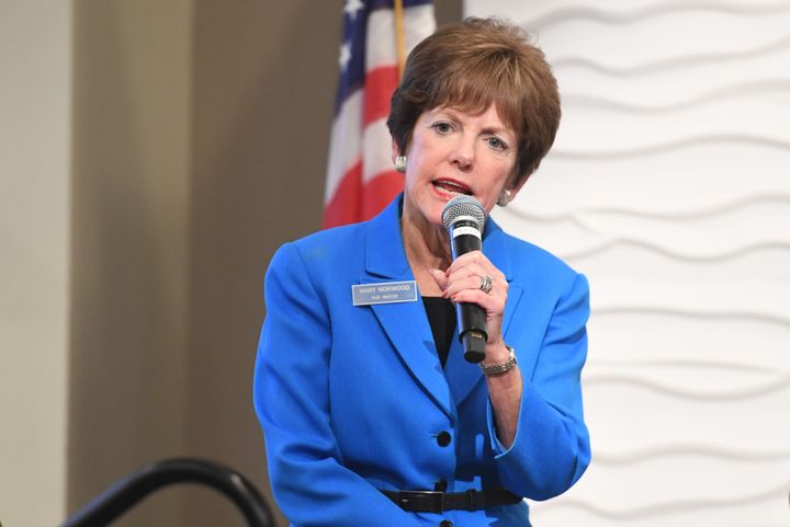 City Councilwoman Mary Norwood speaks at an Atlanta mayoral forum on Sep. 5, 2017. If elected, Norwood would be the city's first white mayor since 1973.