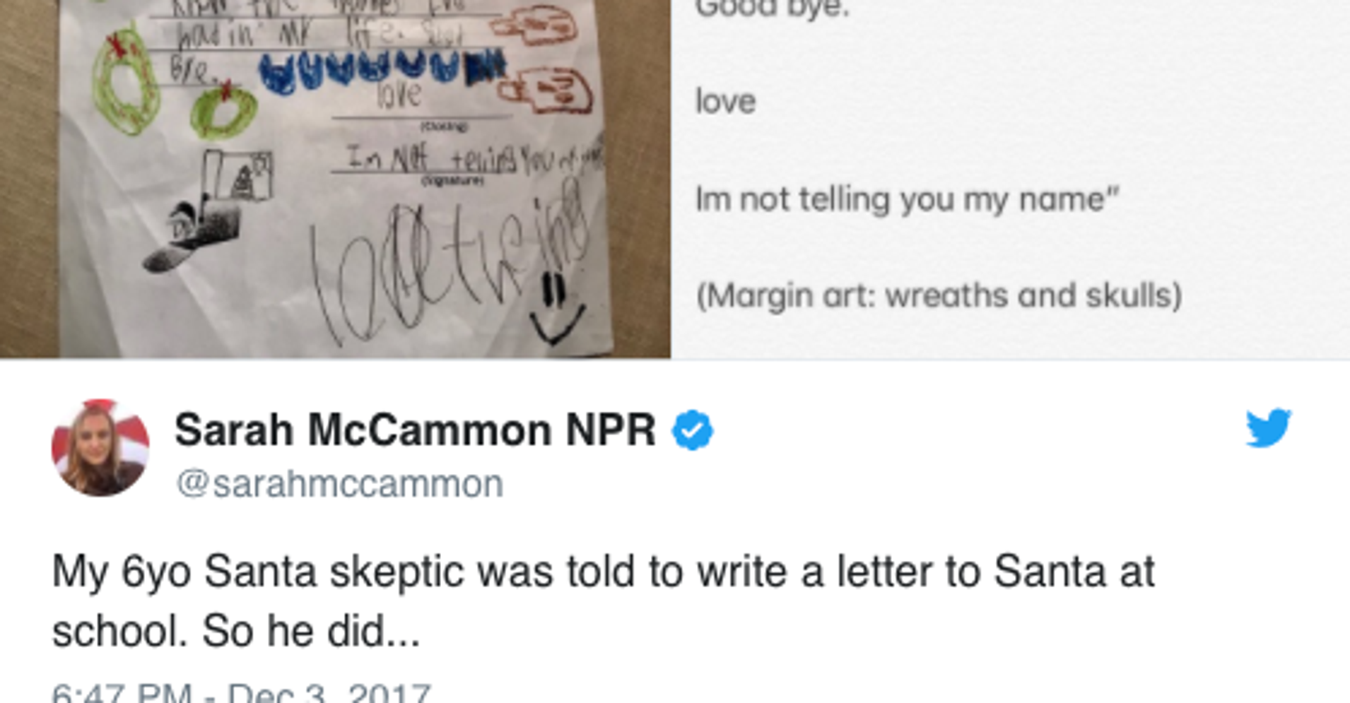 6-Year-Old Doesn'T Mince Words In Brutal Takedown Of Santa Claus