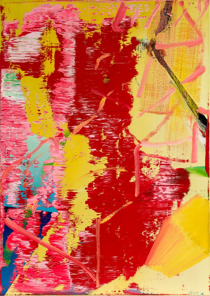 Gerhard Richter, Abstraktes Bild (522-1), 1983, Oil on canvas, 39.4 × 27.6 in. (100 × 70 cm). 