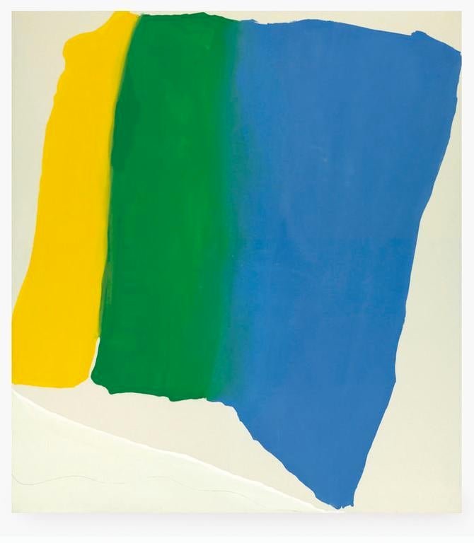 Helen Frankenthaler, Summer Insignia, 1969, Acrylic on canvas, 95 x 85.25 in.