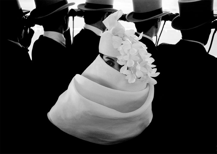 Frank Horvat, Givenchy Hat A, For Jardin Des Modes, Paris, 1958, Archival Pigment Photograph, printed later, 33 x 46 ¼ in.