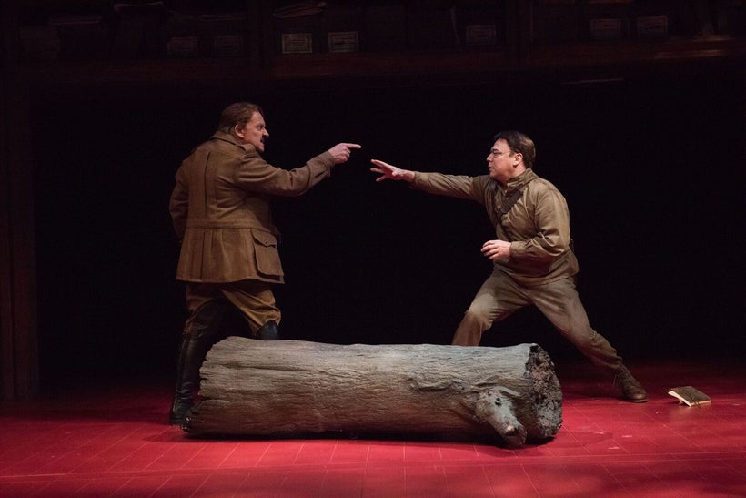 Zach Grenier and Danny Burstein in <em>Describe the Night</em>