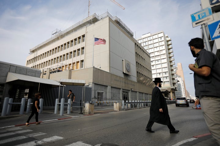 The current U.S. Embassy in Tel Aviv.