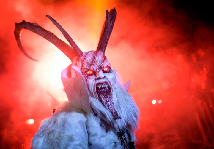 A Krampus celebration in Slovenia in Nov. 24, 2017. 