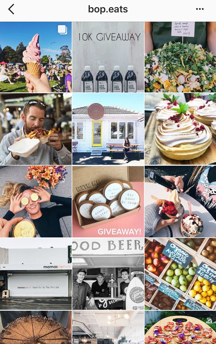 <strong>Viv’s NZ food account @bop.eats</strong>