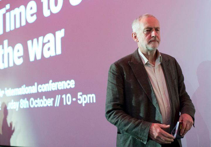 Jeremy Corbyn at the 15th anniversary of the founding of Stop the War coalition
