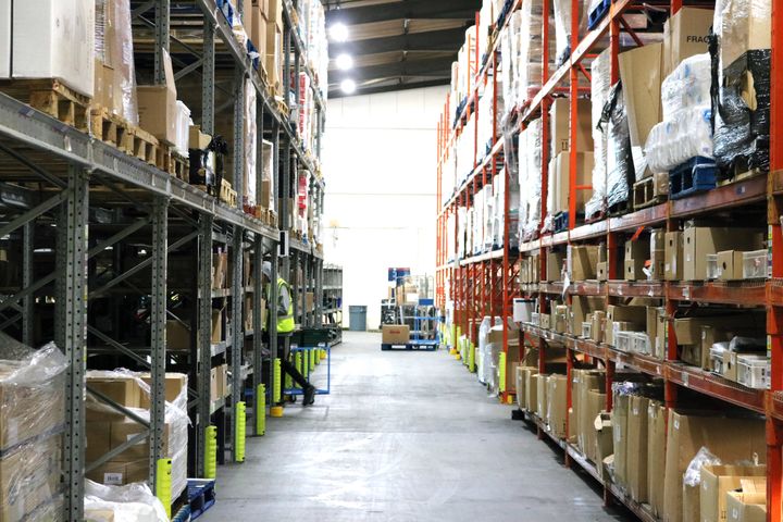 Thousands of products are held at In Kind Direct's Telford warehouse before being distributed to hundreds of charities across the UK