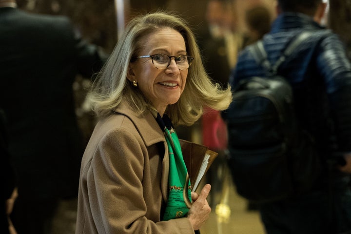 Kathleen Hartnett White arrives at Trump Tower, November 28, 2016.