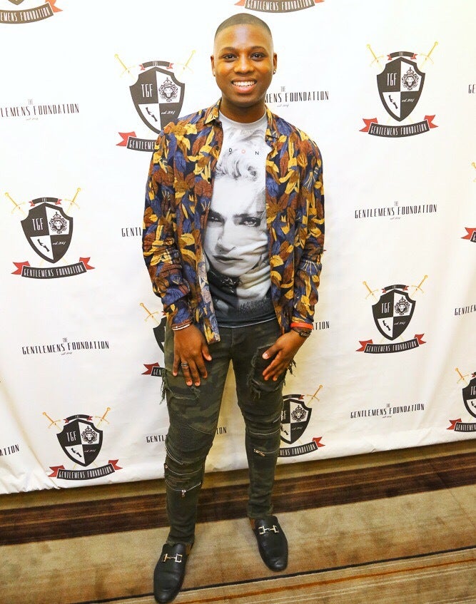 <p>Vaughn Alvarez at the Gentlemen’s Foundation’s annual Gentlemen’s Ball event</p>