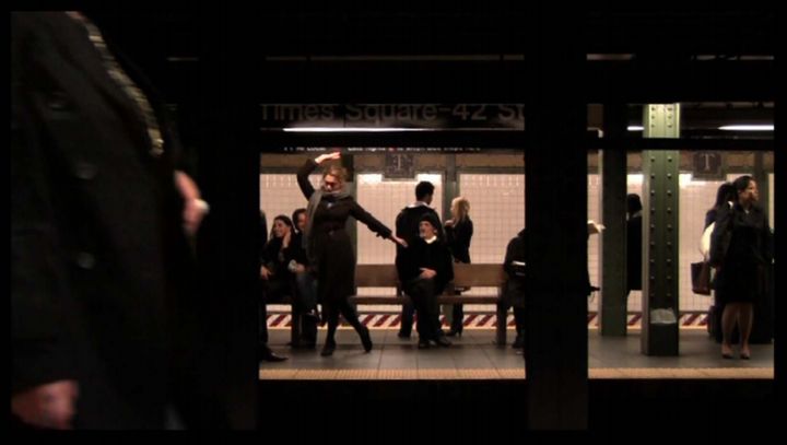“Dancing by myself in public” (2010), video, Jian Yi