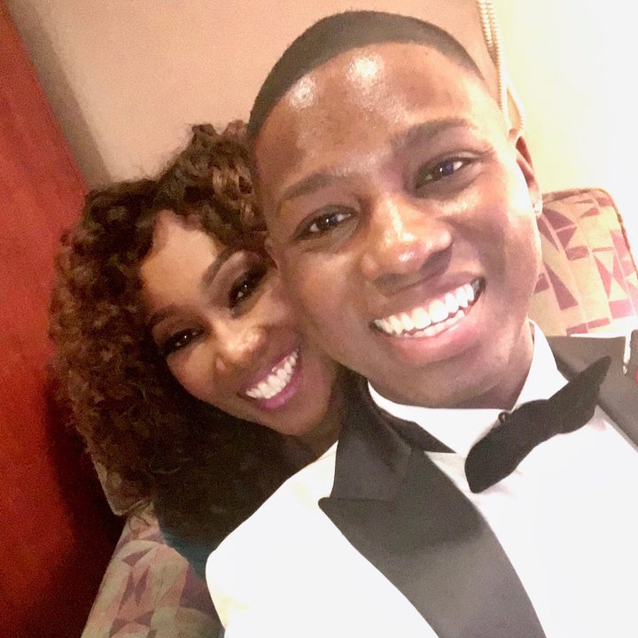 <p>Vaughn Alvarez with his client, Yolanda Adams at the Stellar Gospel Music Awards in 2015</p>