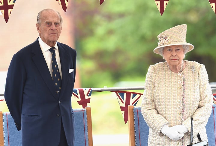 Queen Elizabeth and Prince Philip on a royal visit earlier this year.