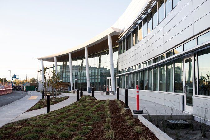 Design Tech High School on the Oracle campus in Redwood Shores, California.
