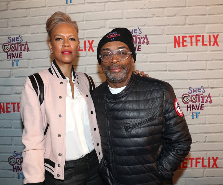 Executive producer Tonya Lewis Lee and Spike Lee attend the premiere of "She's Gotta Have It" on Nov. 11. 