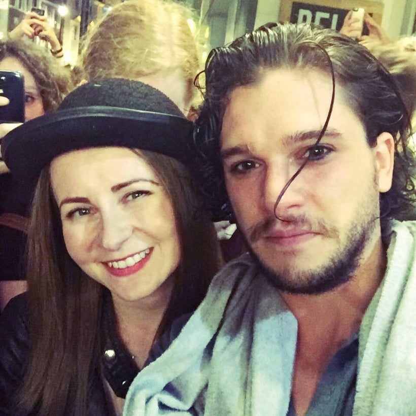 Sam met Kit Harrington