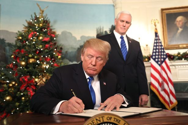 Defiant Donald Trump confirms US will recognize Jerusalem as capital of Israel signs order.
