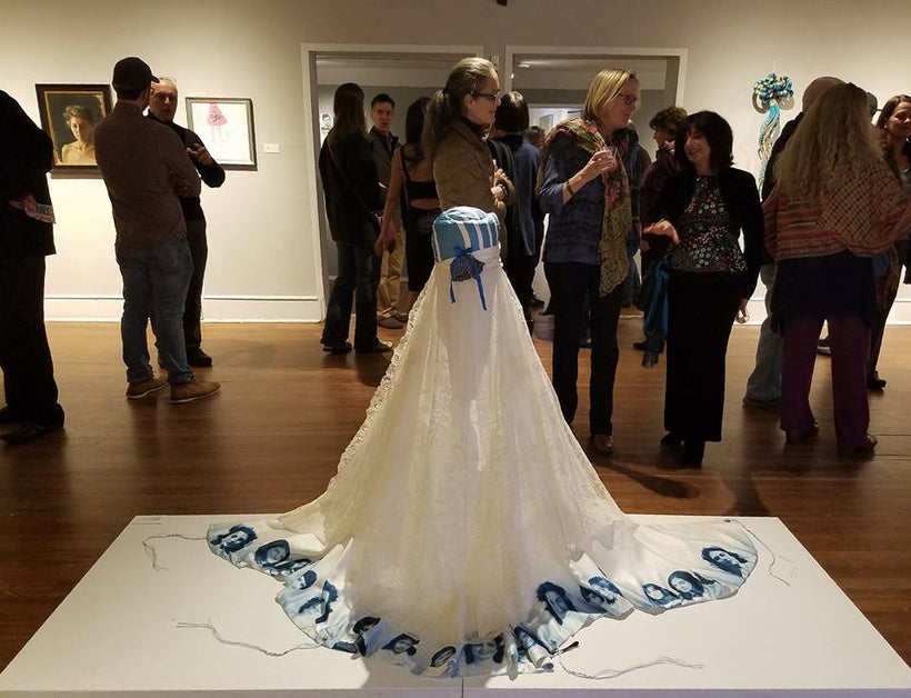 Silvermine Arts Center opening night installation view