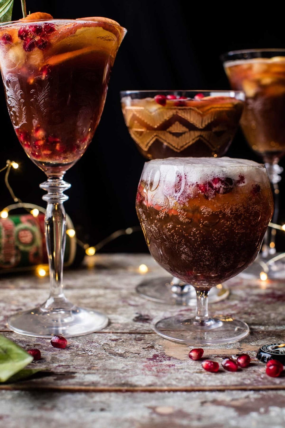 Sparkling Christmas Party Punch. - Half Baked Harvest