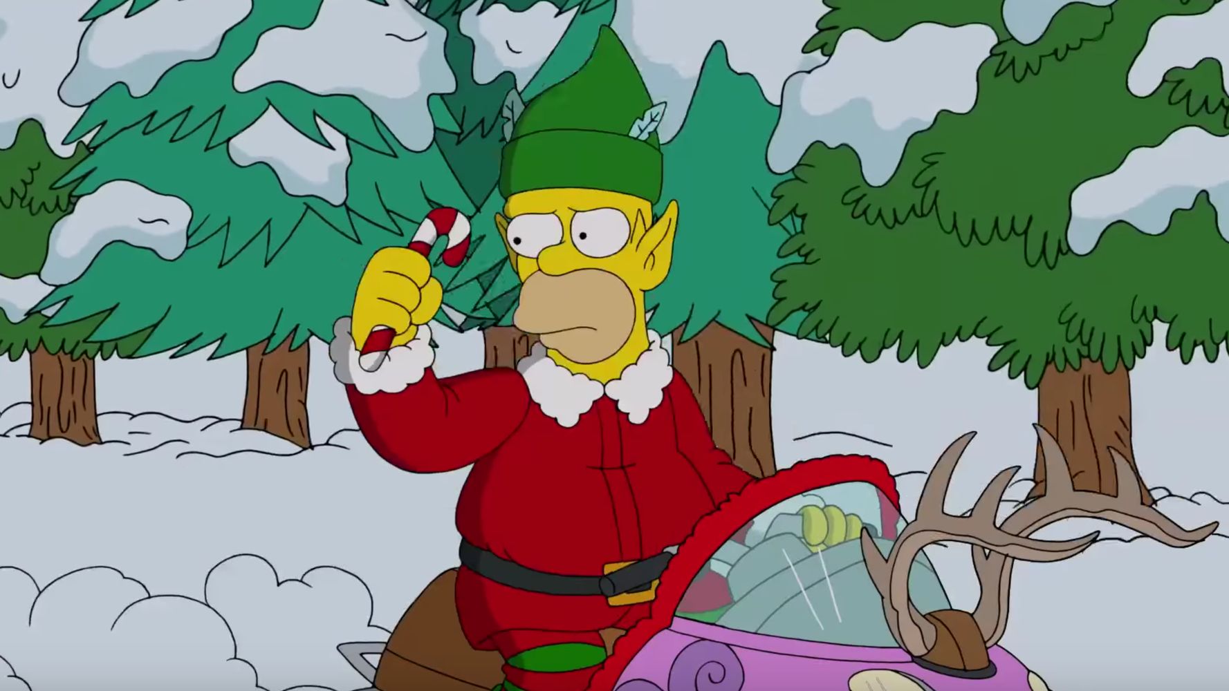 'The Simpsons' New Christmas Couch Gag Is Certain To Sleigh You ...