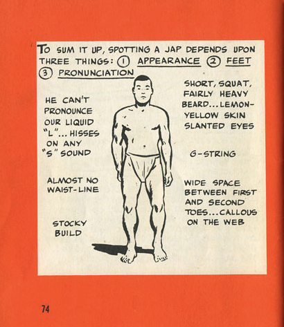 An image from a comic strip that was distributed to U.S. soldiers.