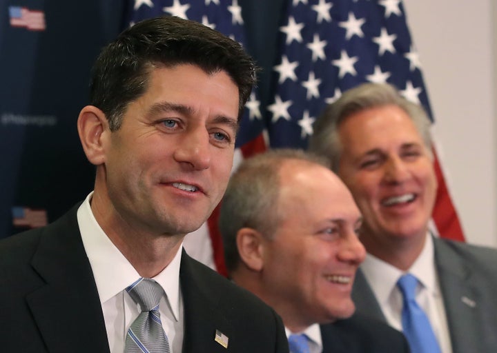 Speaker Paul Ryan (R-Wis.) joined other House and Senate leaders for a meeting at the White House on Thursday afternoon.