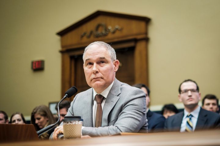 EPA Administrator Scott Pruitt testified before the House Energy and Commerce Committee about the mission of the agency on Dec. 7. 