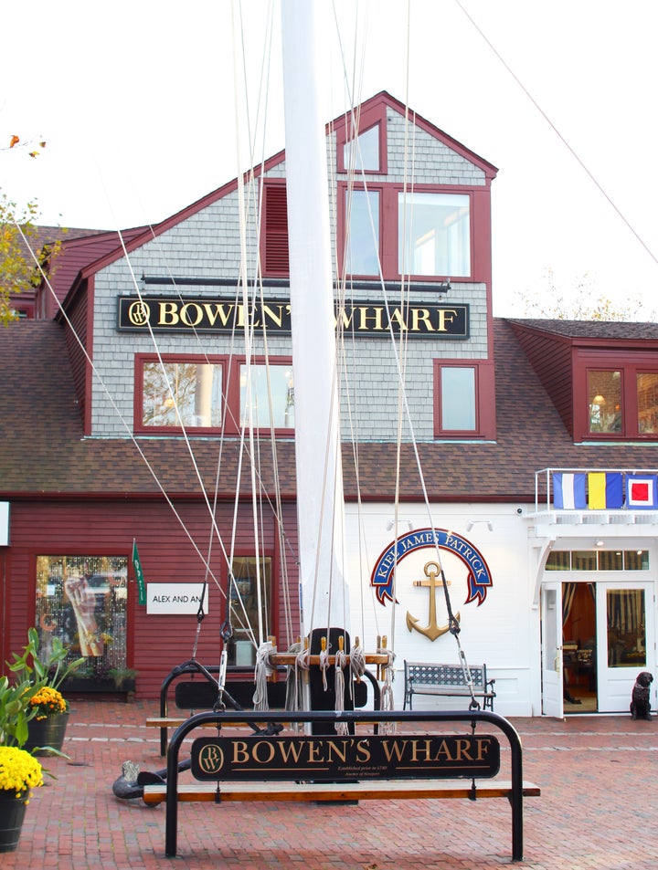 <p>Flagship Kiel James Patrick store at Bowen’s Wharf. </p>