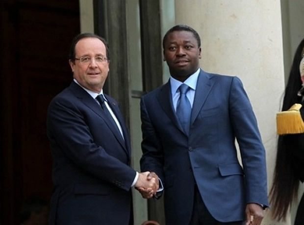 François Hollande and Faure Gnassingbé