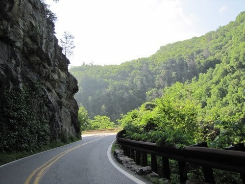 <p>US 64 near Highlands, NC</p>