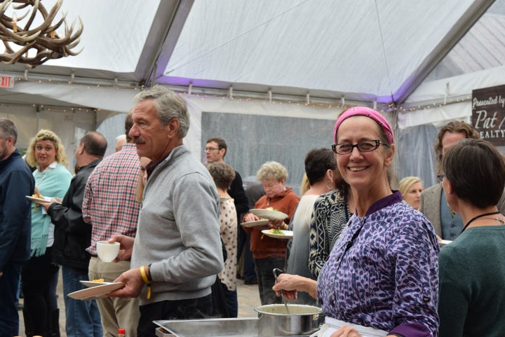 <p>Susan Spicer, Chef/Owner of Bayona in New Orleans at the 2017 Highlands Food & Wine festival</p>