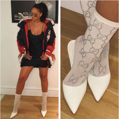 rihanna gucci socks