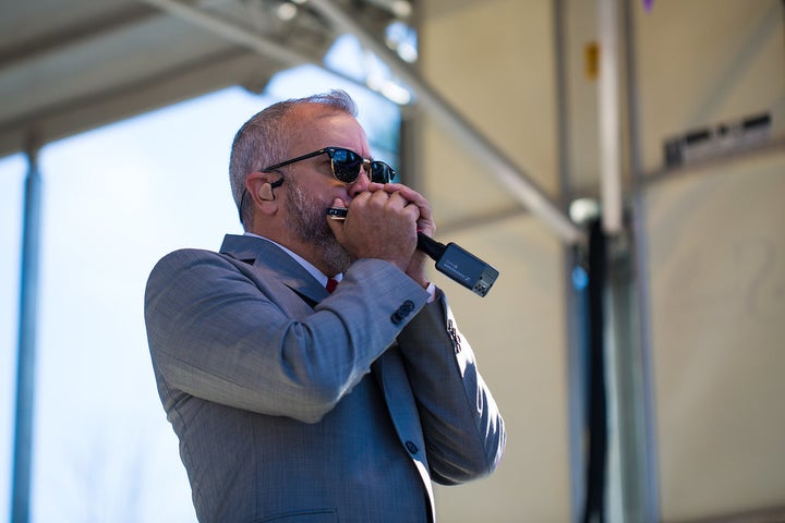 JJ Grey works the crowd with his gritty, intoxicating brand of southern rock and blues. 