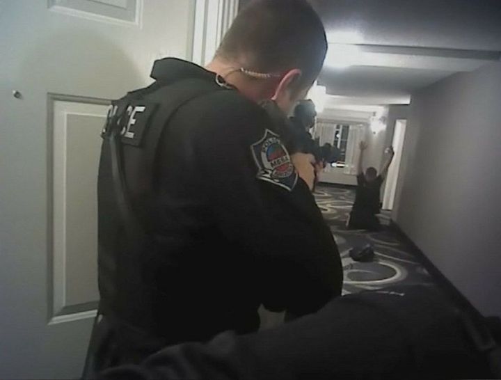 “If you make a mistake, there is a very real possibility that … you will be shot,” one of the officers can be heard shouting on the video. “I’m not here to be tactical or diplomatic with you.”