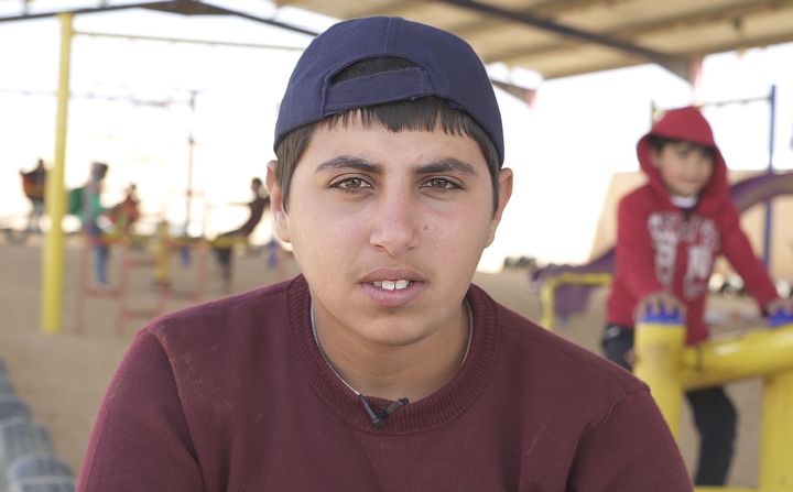 "I was nothing," said Halaf, 14. 
