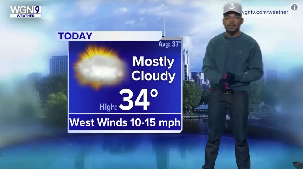 chance the rapper weatherman