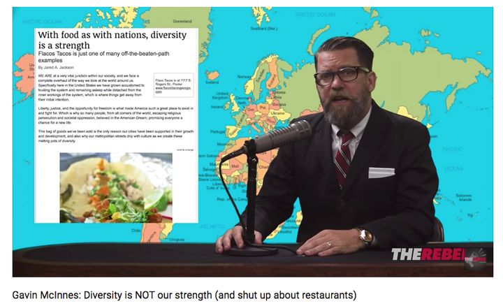 Gavin McInnes, the “Alt-Lite” figure and self-proclaimed “western chauvinist” founder of the Proud Boys.