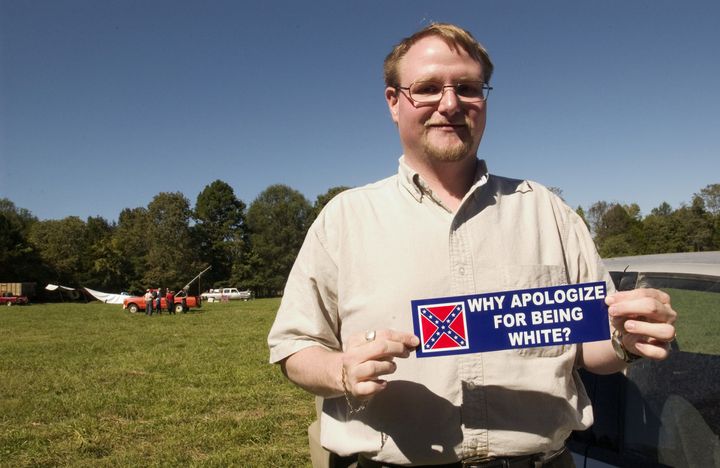 Billy Roper, chairman of an Arkansas-based white nationalist group.
