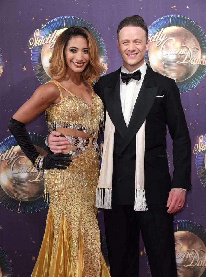 Karen and Kevin Clifton at this year's 'Strictly' red carpet launch